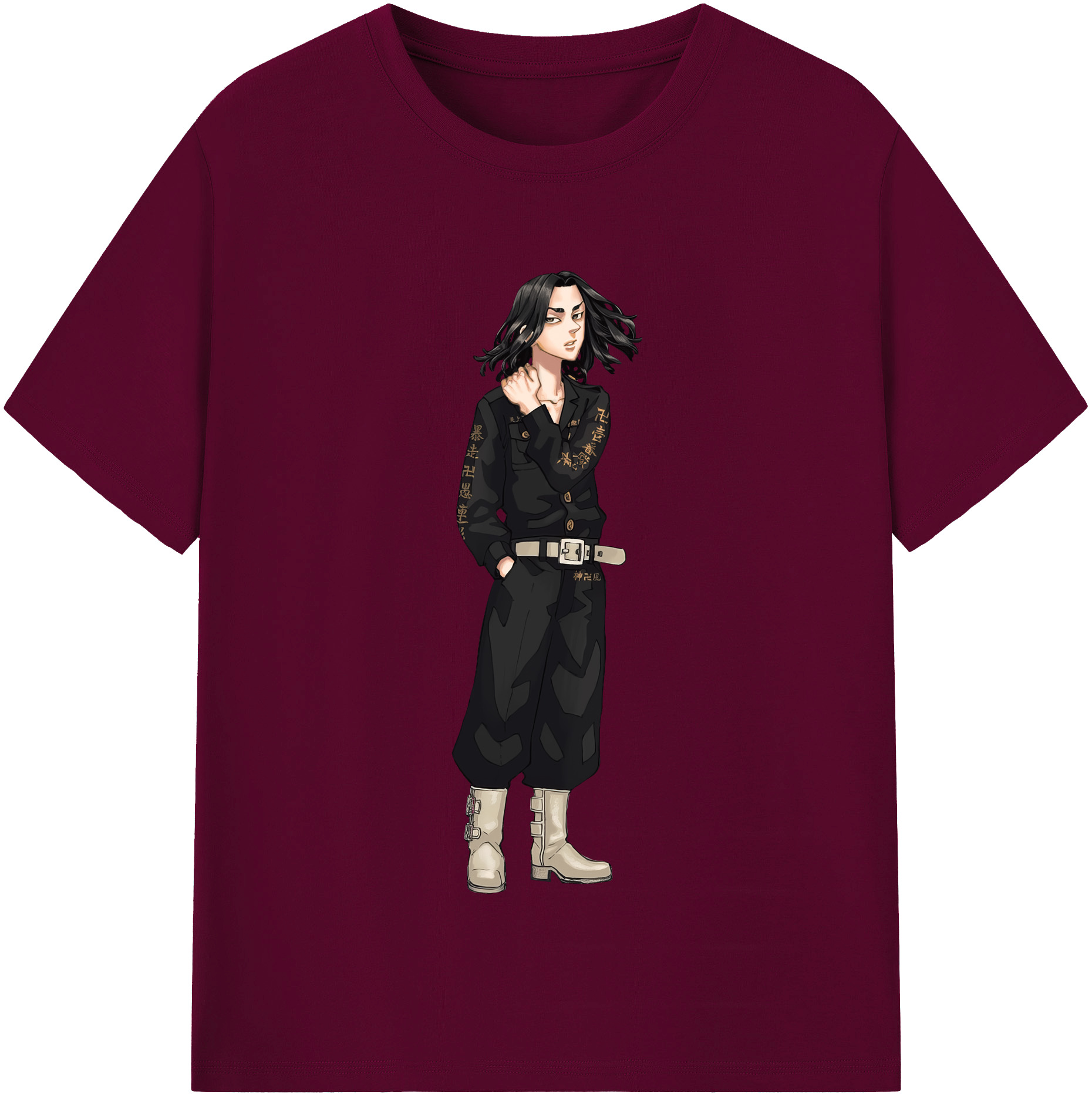 （画像用） 東京リベンジャーズ Tokyo Revengers レディースカジュアルプリントTシャツ（綿100％）